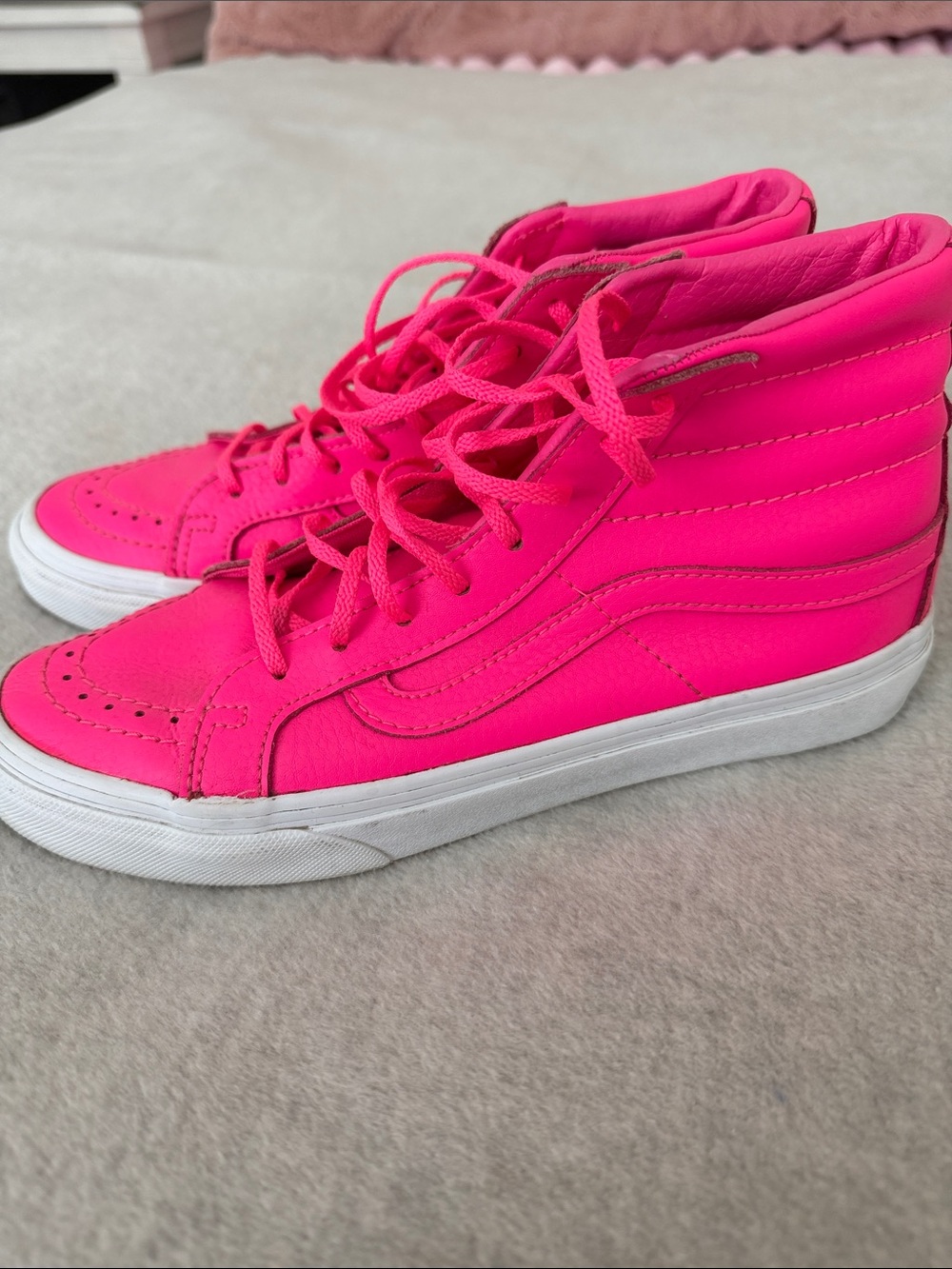Vans Hot Pink High-Tops - Picture 2 of 6